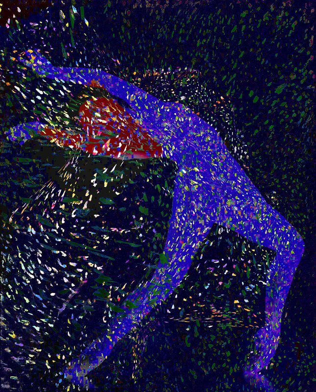 Alex Fischer, Dive, 2020-12-14, 60×74¾″ / 1524×1899㎜, print